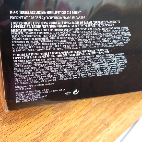 MAC COSMETICS LIPSTICK SET - Picture 7 of 8